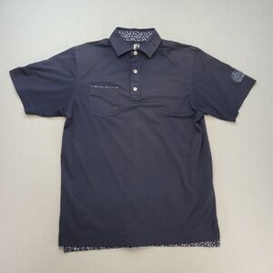 FootJoy Golf Polo Mens Small Blue Olde Florida Short Sleeve Preppy Performance